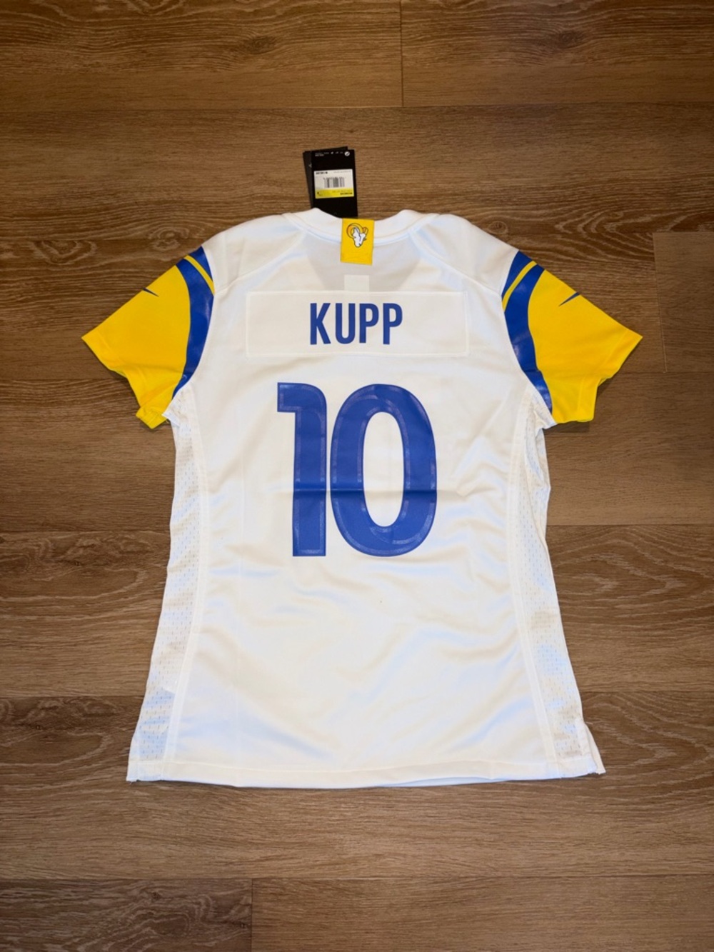 Women’s Los Angeles Rams Cooper Kupp #10 Nike White Game Jersey Size Small New - Picture 6 of 7